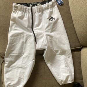 Adidas White activewear Sweatpants Comfortable Joggers Football pants I think